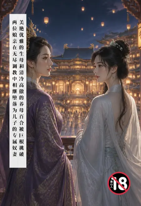美艳优雅的生母和清冷高傲的养母百合被巨根挑破,两位娘亲在无尽调教中相继堕落为儿子的专属奴妻